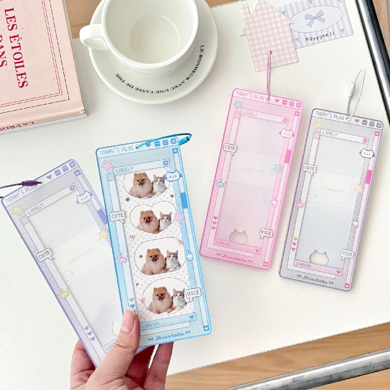 Lifestyle Of Korean - Kawaii Cat Life Four Grid Card