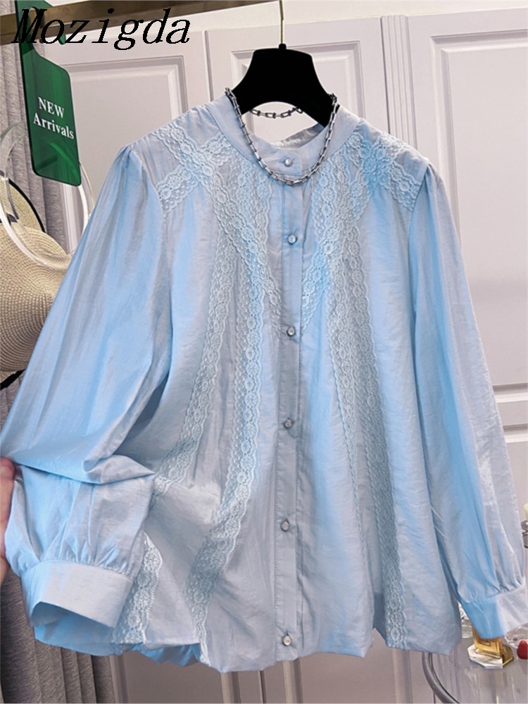 Oversize Spring Lace Round Nec - Korean Lifestyle review and price