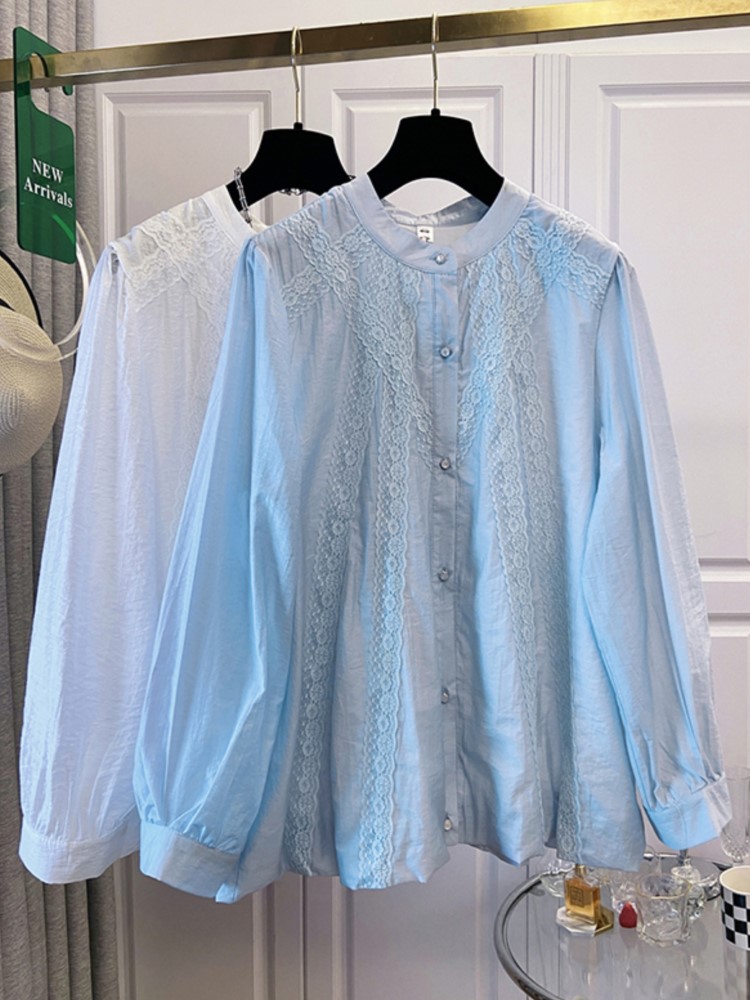 Oversize Spring Lace Round Nec - Korean Lifestyle review and price