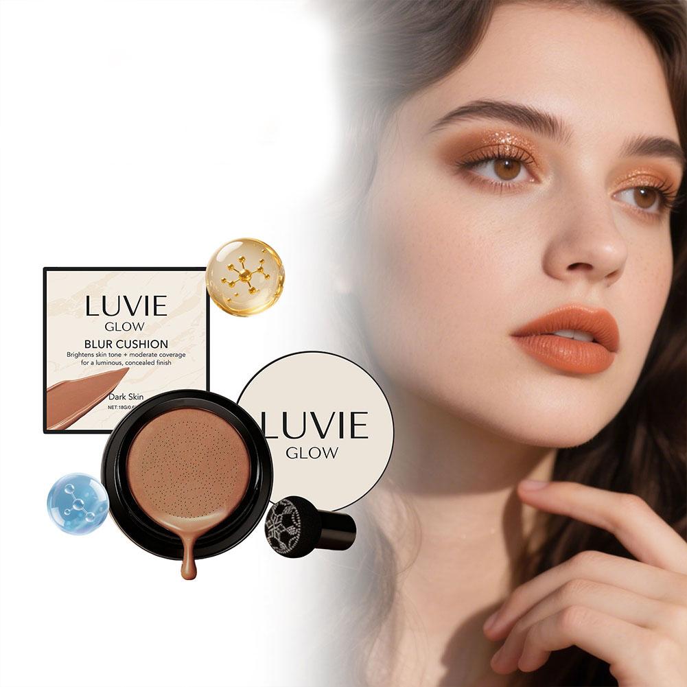 LUVIE GLOW Hydrating Mushroom  - Bb Cushion Korean review and price