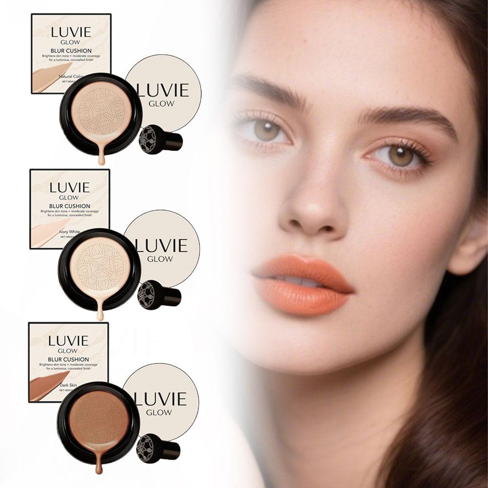LUVIE GLOW Hydrating Mushroom  - Bb Cushion Korean review and price