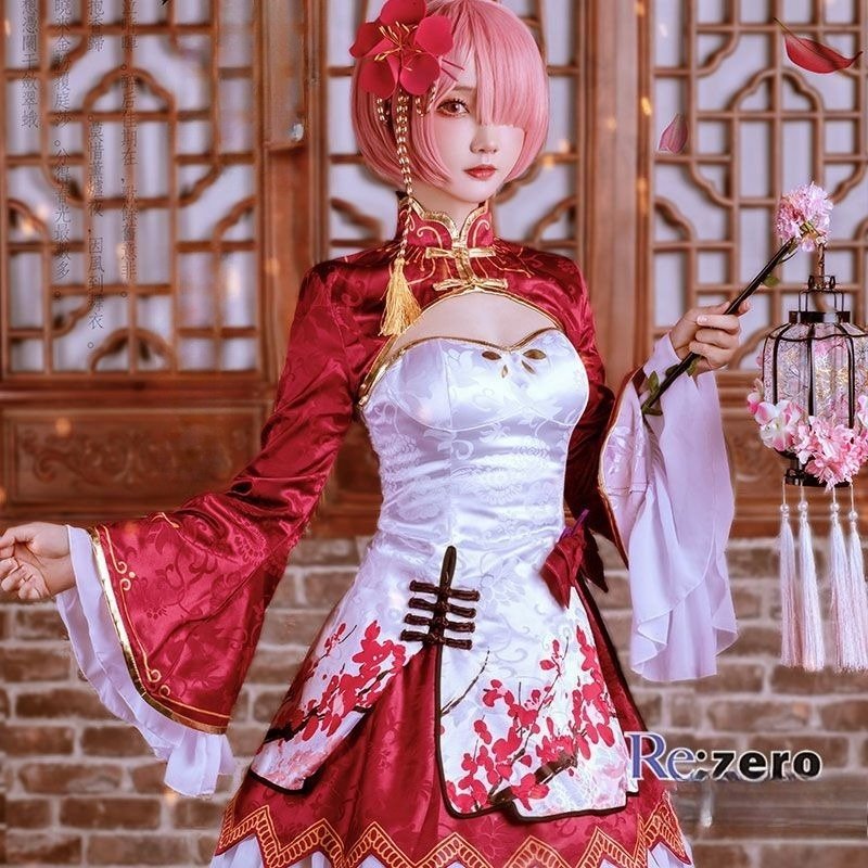 Rem Ram Cosplay Cheongsam Anim - South Korea Lifestyle review and price