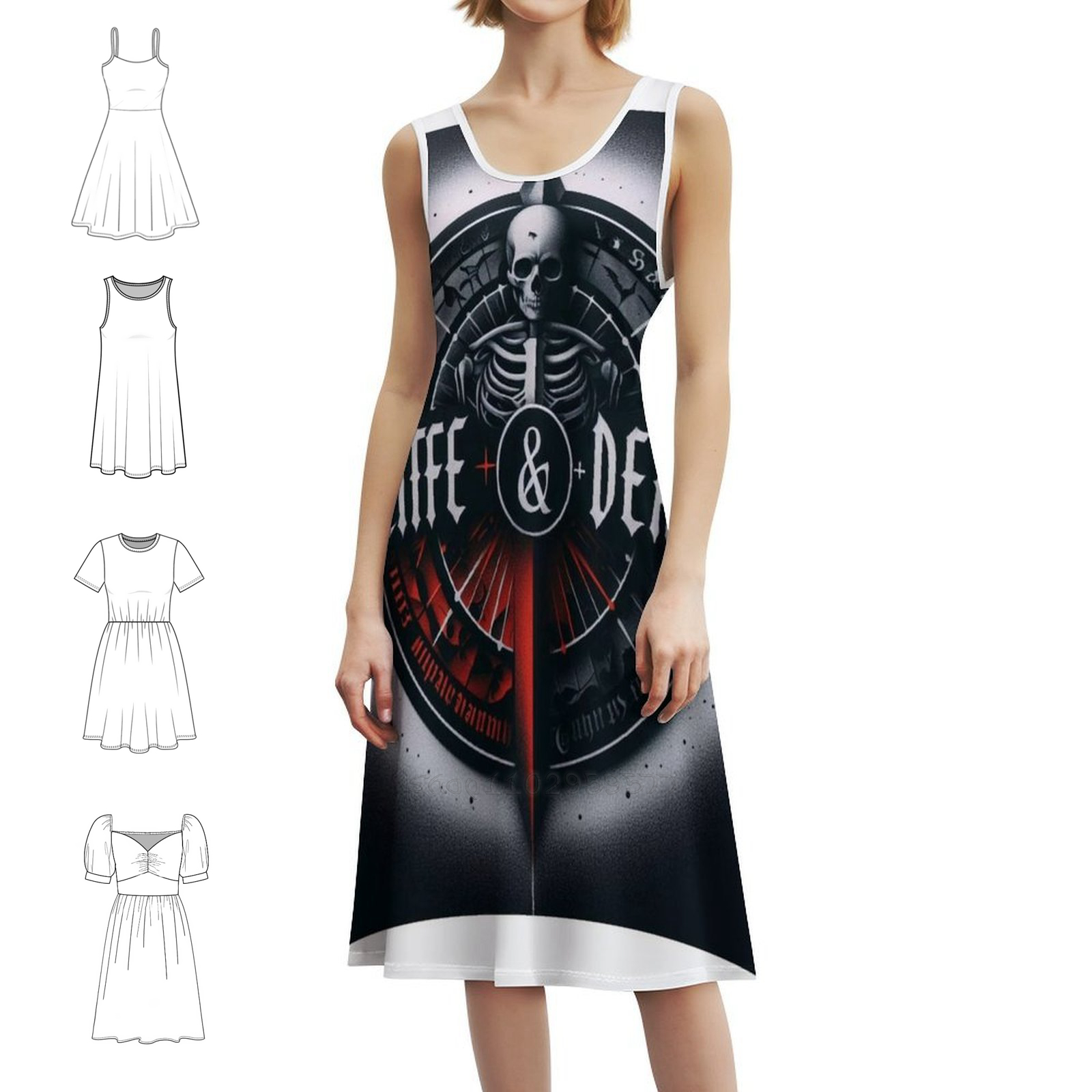 Death Korean Style Casual Dres - Korean Lifestyle review and price