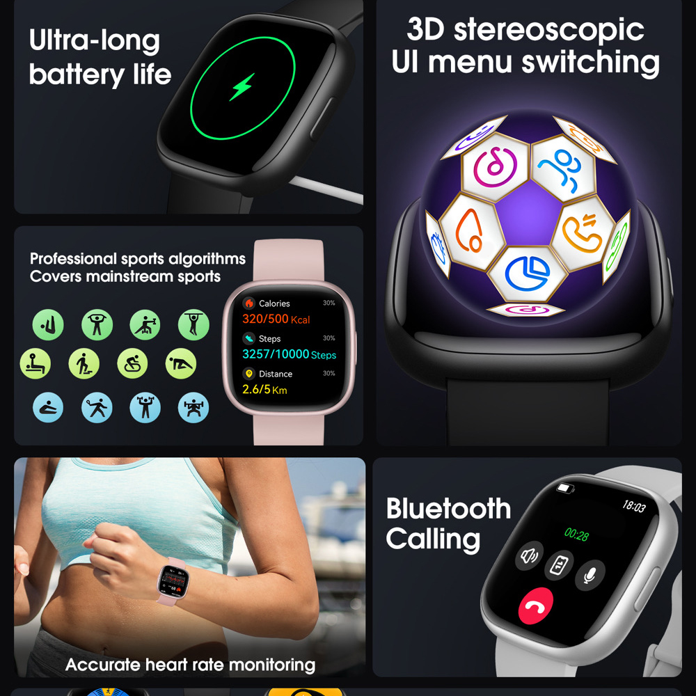 Outdoor Multi-function Smartwa - Lifestyle Of Korean review and price
