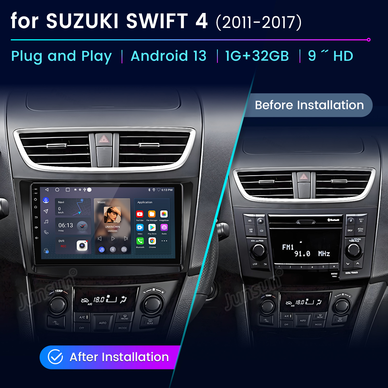 Junsun AI Voice Car Stereo Rad - Korean Lifestyle In Hindi review and price